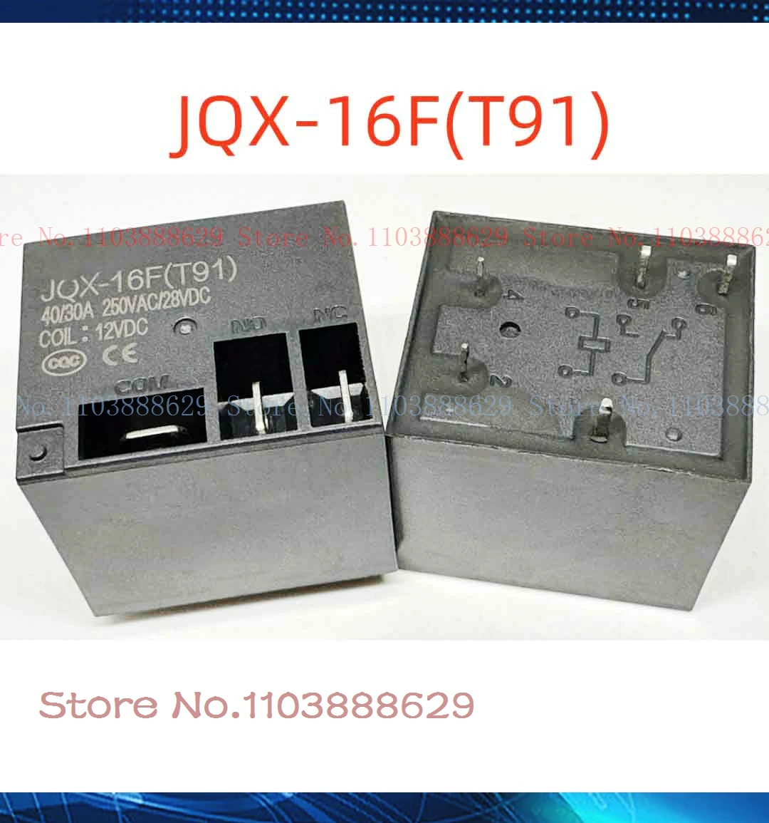 40А JQX-16F(T91) 12В постоянного тока T91L-1C