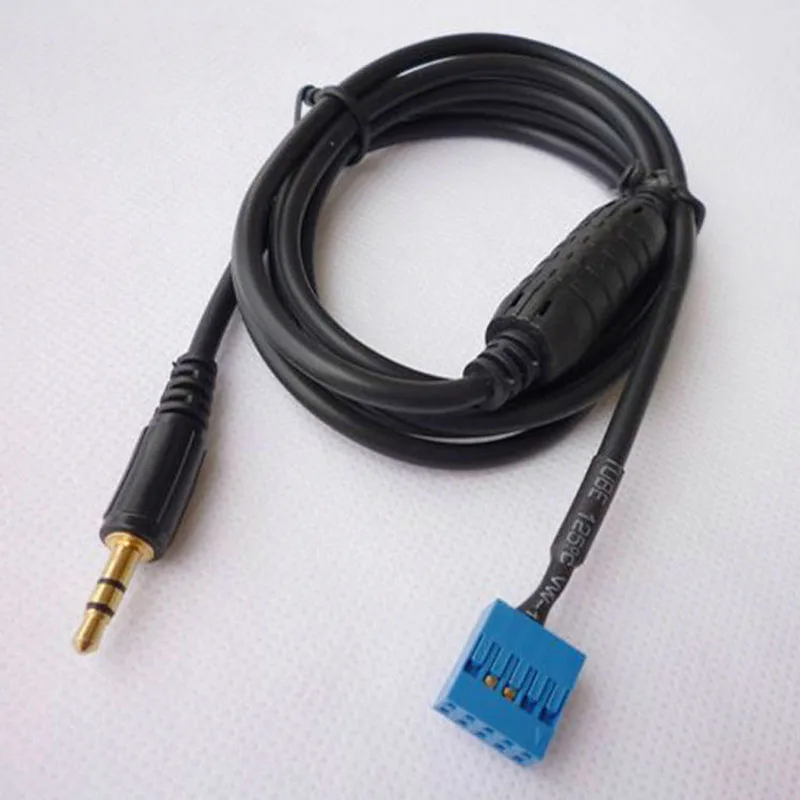 

Durable Practical Useful Auxiliary Cable Adapter 150 Cm 330Ci M3 Input Mode Blue 10Pins For BMW E46 98-06 Male