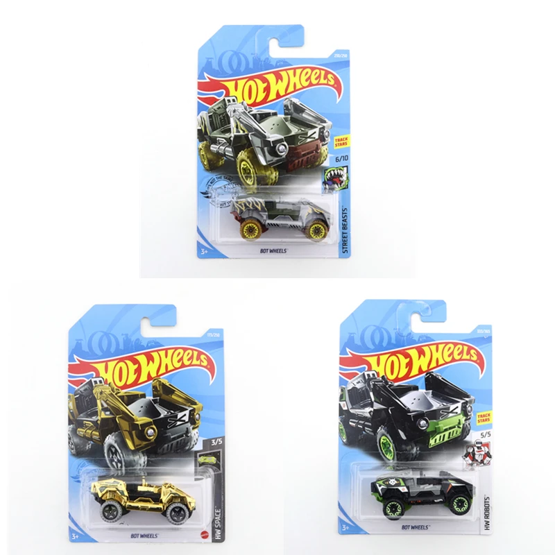 

2021-173 BOT WHEELS Original Hot Wheels Mini Alloy Coupe 1/64 Metal Diecast Model Car Kids Toys Gift