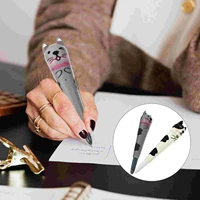 2pcs pen pen decompression accessory cartoon pen decompression pen for school home study