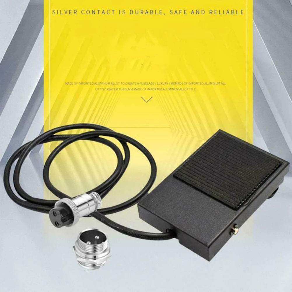 

Spot Welded Foot Pedal Welding 1pc Metal TIG Welder 2/3-pin 2m 5A Accessories Anti-skid Cutting Foot Controller