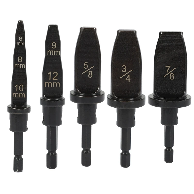 

5Pcs Imperial Tube Pipe Expander Support For Air Conditioner Conditioning Tools 6/8/10Mm 9/12Mm 5/8Inch3/4Inch7/8Inch