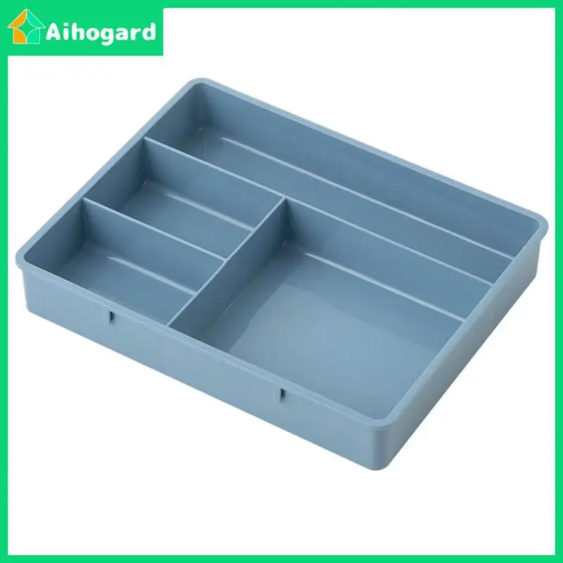

4 Slots Grid Drawer Organizer Box Storage Container Household Desktop Dressing Table Jewelry Small Objects Separated Storage Box