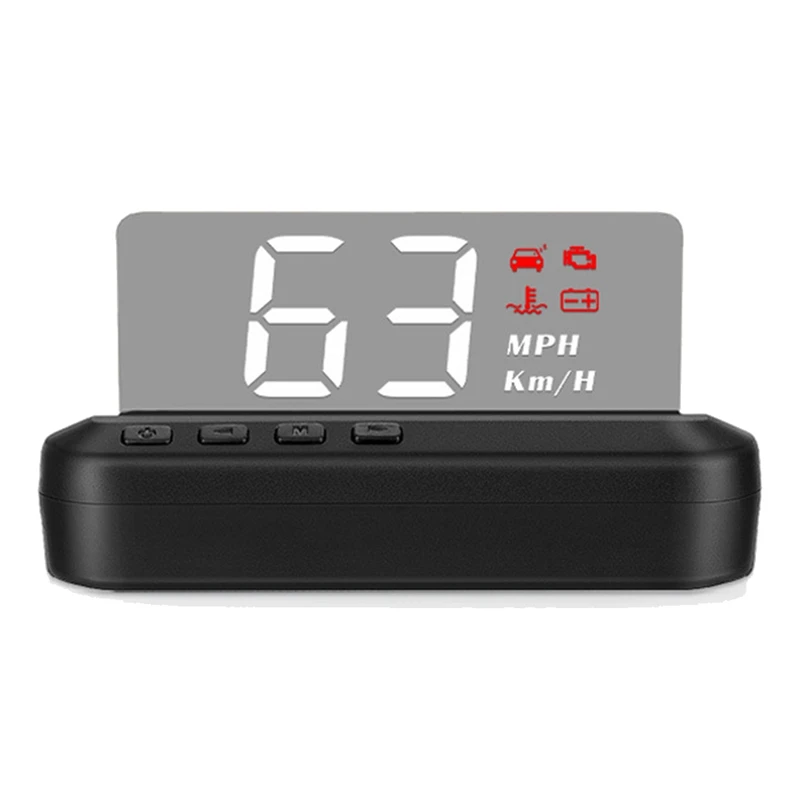 

C100 OBD HUD Head-Up Display Car Speed Projector Auto Speedometer KMH/MPH Compatible With All Cars, Truck Vehicle