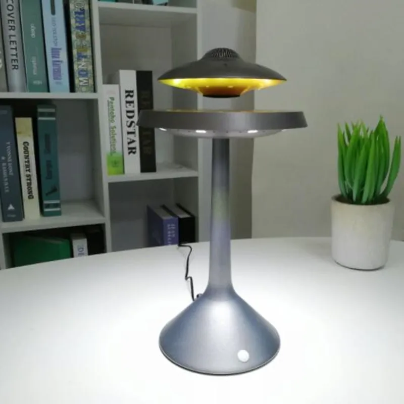 

Magnetic Levitation Led Table Lamp With Ufo Speaker Bluetooth Surround Speaker Gift Small NightLamp Wireless Intelligent Product