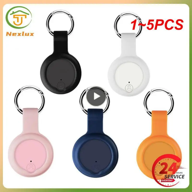 

1~5PCS Cat Dog GPS 5.0 Tracker Anti-Lost Device Round Anti-Lost Device Pet Kids Bag Wallet Tracking Smart Finder