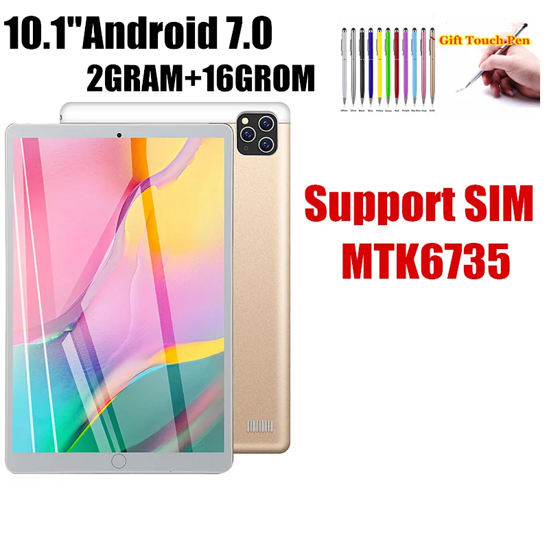 Флэш-распродажа 10 1 дюймов 2 ГБ DDR3 + 16 Гб P20 Android 6.0 телефонный звонок 3G планшет MTK6735 IPS