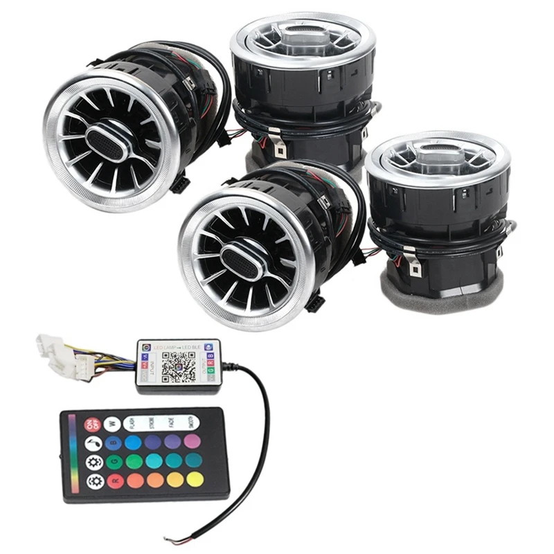 1 комплект вентиляционных отверстий для приборной панели с 64 цветами Женская