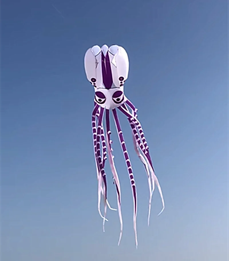 Бесплатная доставка большой воздушный змей-осьминог 20 м мягкий летающий змей для