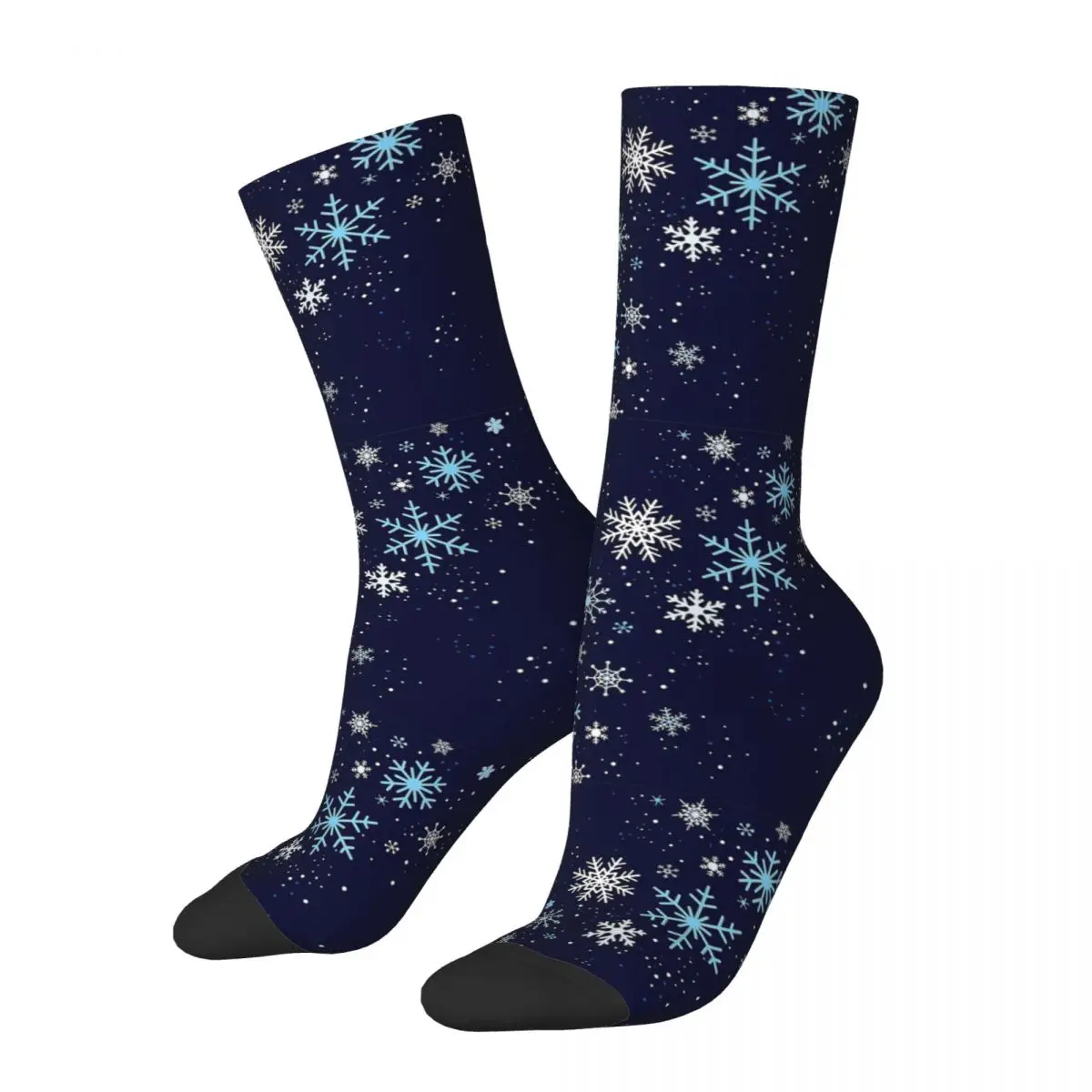 

Men's compression Socks Winter Breeze Vintage Harajuku Christmas Street Style Novelty Pattern Crew Crazy Sock Gift Printed