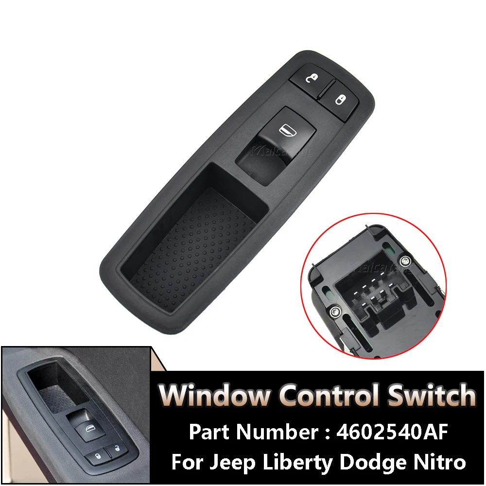 

Passenger Power Master Window Switch Button For Chrysler Town & Country Dodge Grand Caravan Journey Nitro Jeep Liberty Ram C/V