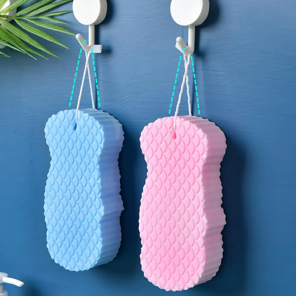 

Body Scrubber Reusable Shower Sponge Washable Remove Dead Skin Durable Quick Dry Exfoliating Bath Sponge