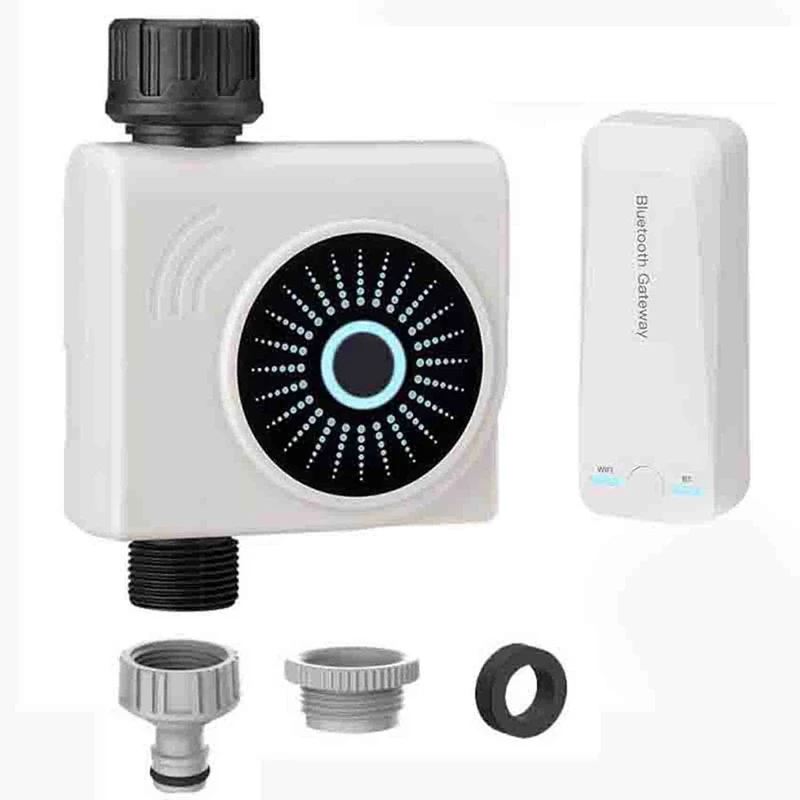 

Automatic Remote Water Timer Bluetooth Wifi Garden Irrigation Timer Smart Faucet Irrigation Controller