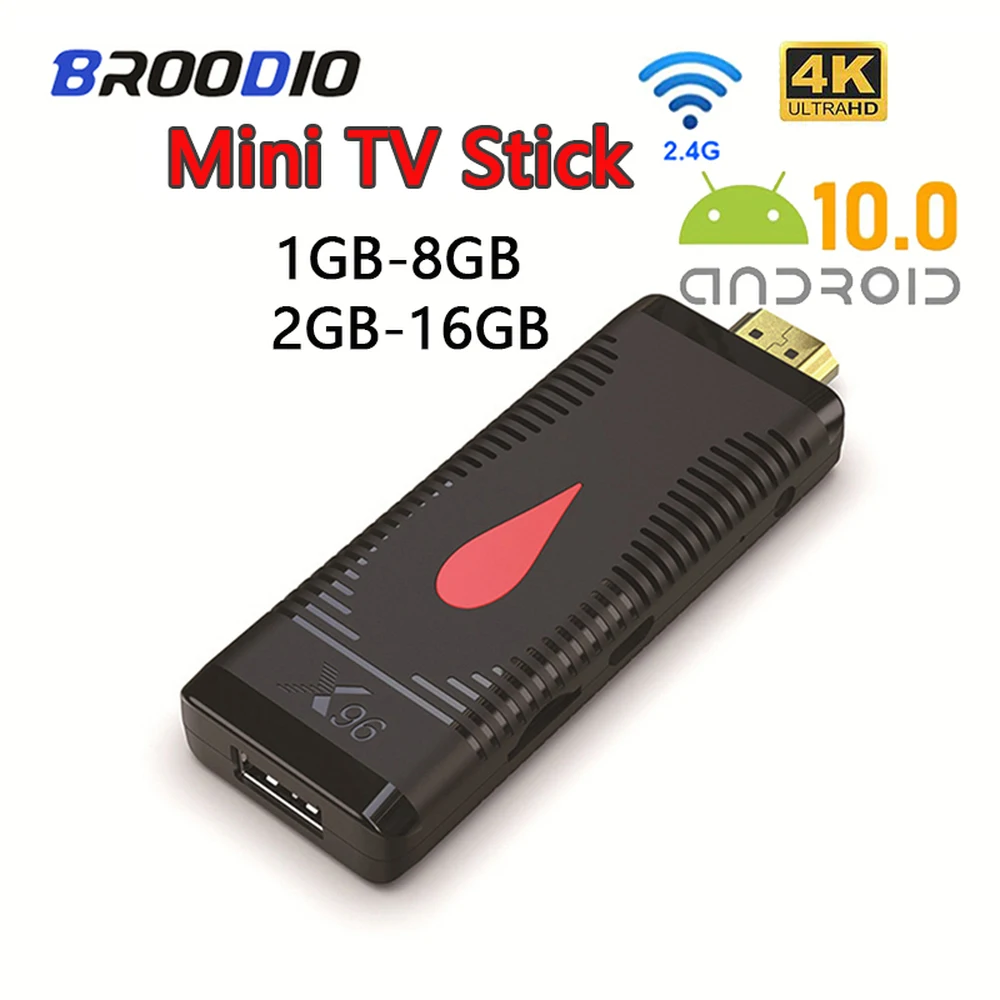 Приставка Смарт-ТВ Android 4K мини-ПК 10 смарт-ТВ медиаплеер приемник для X96