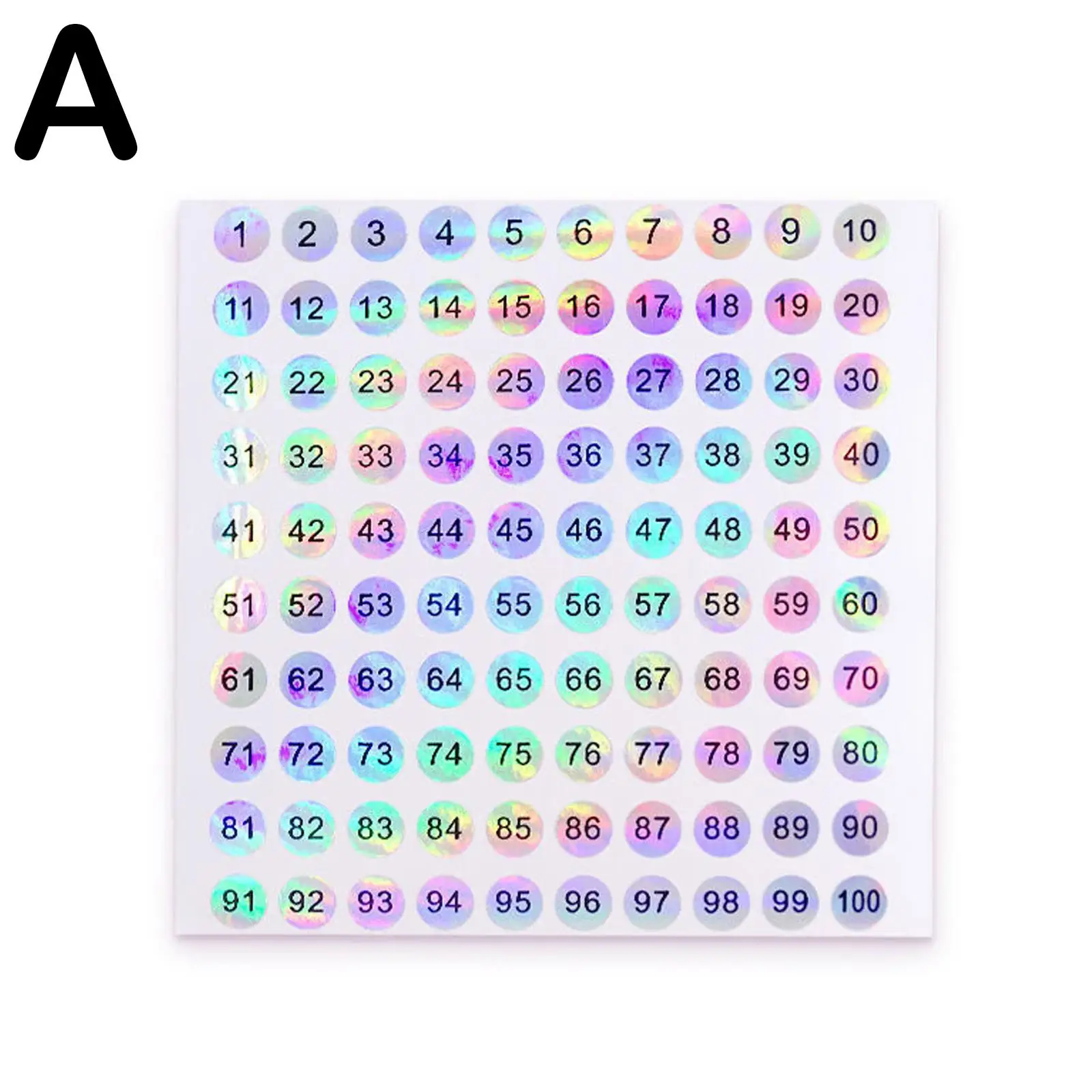 

Маркировочные наклейки LEARNEVER для лака для ногтей 1-180