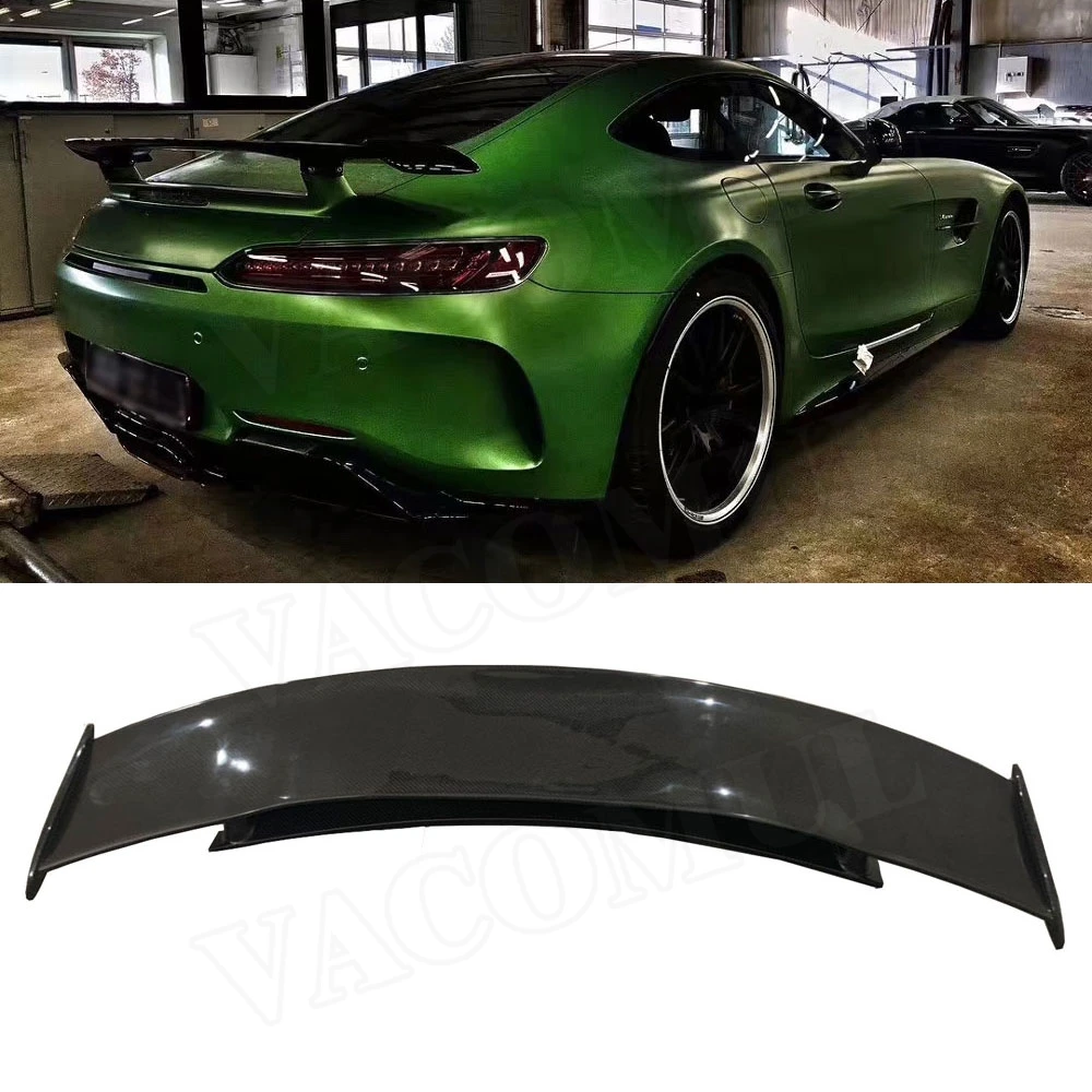 

Задний спойлер из углеродного волокна, крылья багажника, подходят для Mercedes Benz AMG GT AMG GTS AMG GTR Coupe, двухдверный автомобильный Стайлинг, бампер 2015-2019