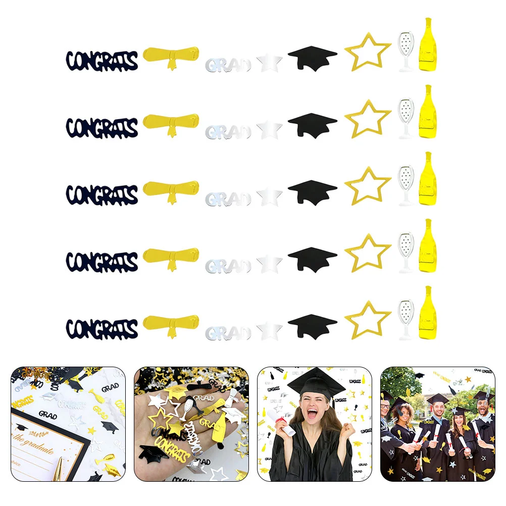 

1 Pack Glitter Graduation Table Sprinkle Congrats Grad Party Decoration