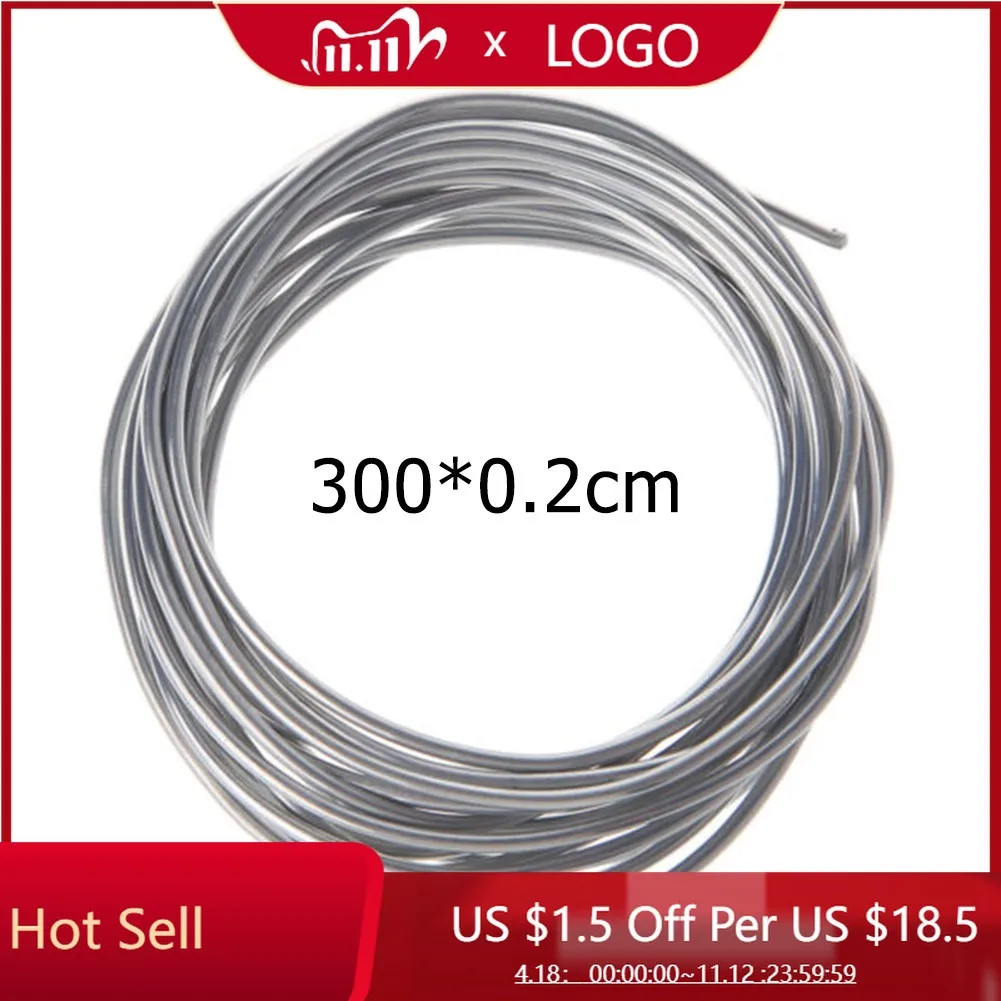 

2mm*300cm Solder Wire Welding Copper Aluminum Flux Cored Wire Low Temperature Aluminium Welding Rod Tin Solder For Welding