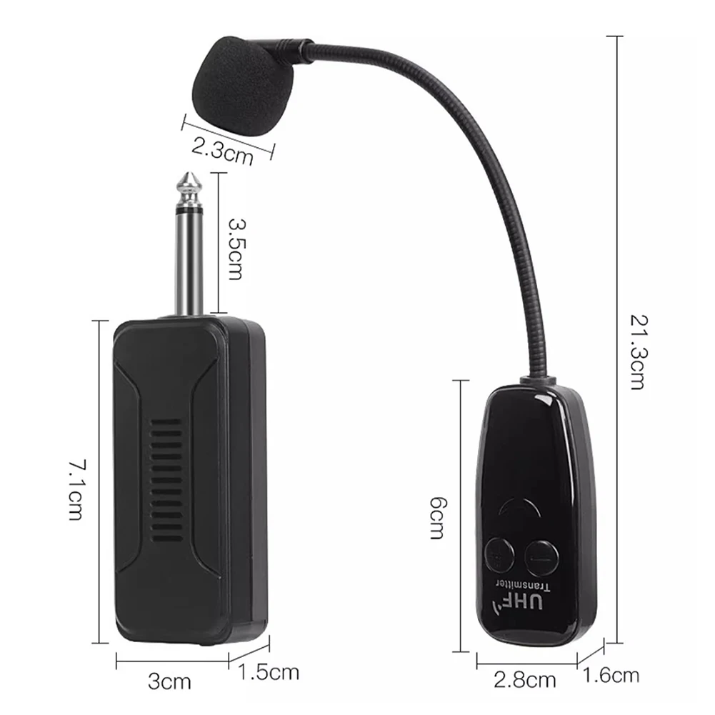 Беспроводной микрофон для саксофона Erhu 2 беспроводных микрофона в 1