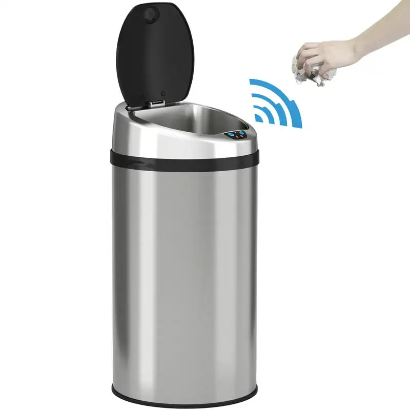 

Trashcan NX нержавеющая сталь 8 Гал. Мусорная корзина
