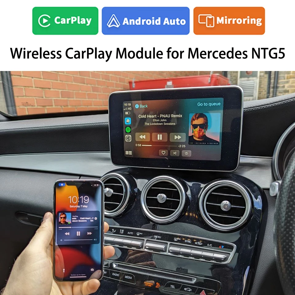 

Смартфон CarPlay, интегрированное устройство, интерфейс автозеркализации Android для Mercedes-Benz G Wagon