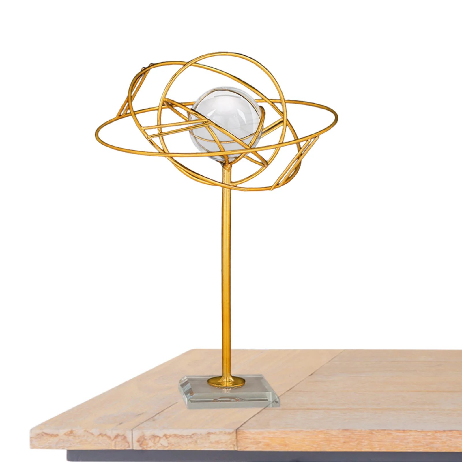 

Geometric Ornament With Crystal Ball Geometric Ornament With Crystal Ball Ornament Display Stand Gold Stand With Crystal Ball