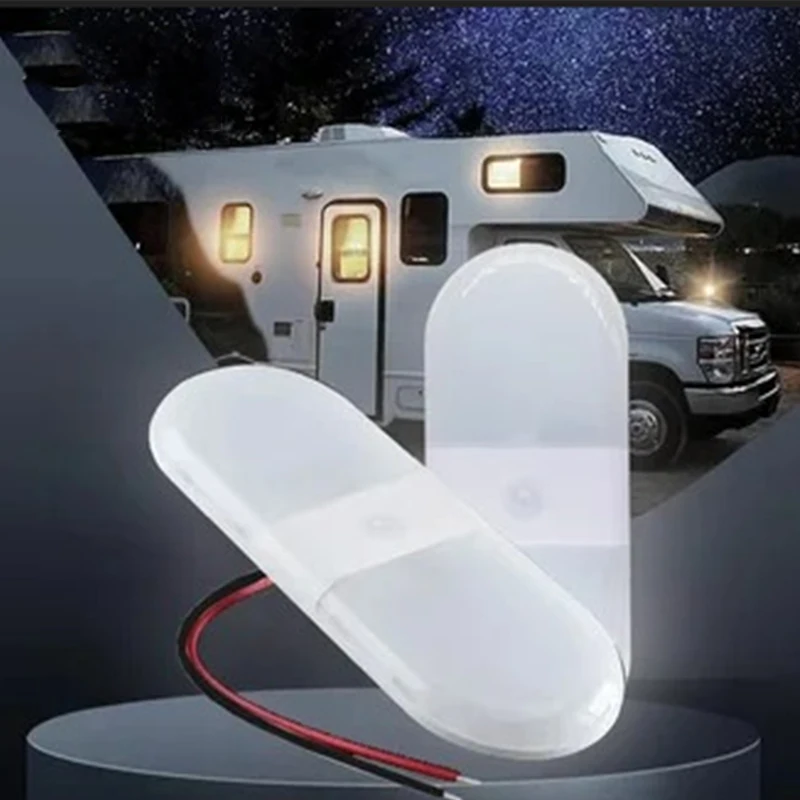 Светодиодный потолочный светильник для автодома с тремя цветами безэлектродный