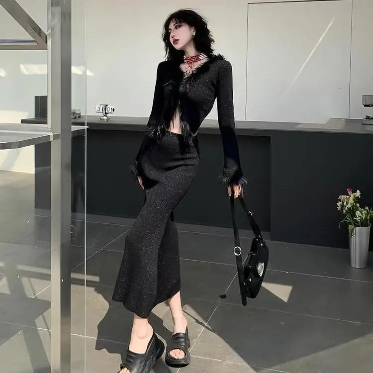 Горячее предложение Женский комплект из двух предметов плюшевый короткий