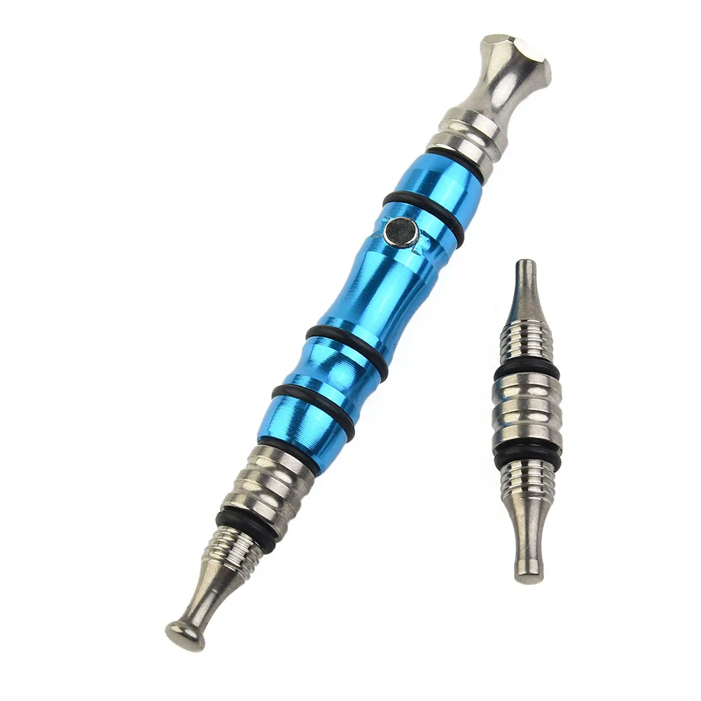 1pcs Car Dent Repair Tool Blue Titanium Alloy Leveling Pen M8 Thread Car Dent Repair Tool With Magnet Blue 10.5cm M8 Car Part