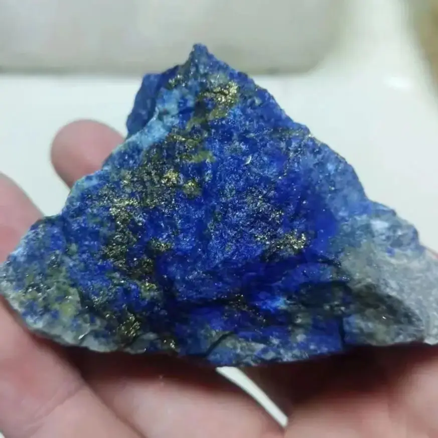 Лучший натуральный Лазурит шероховатый кварцевый кристалл афганистанский