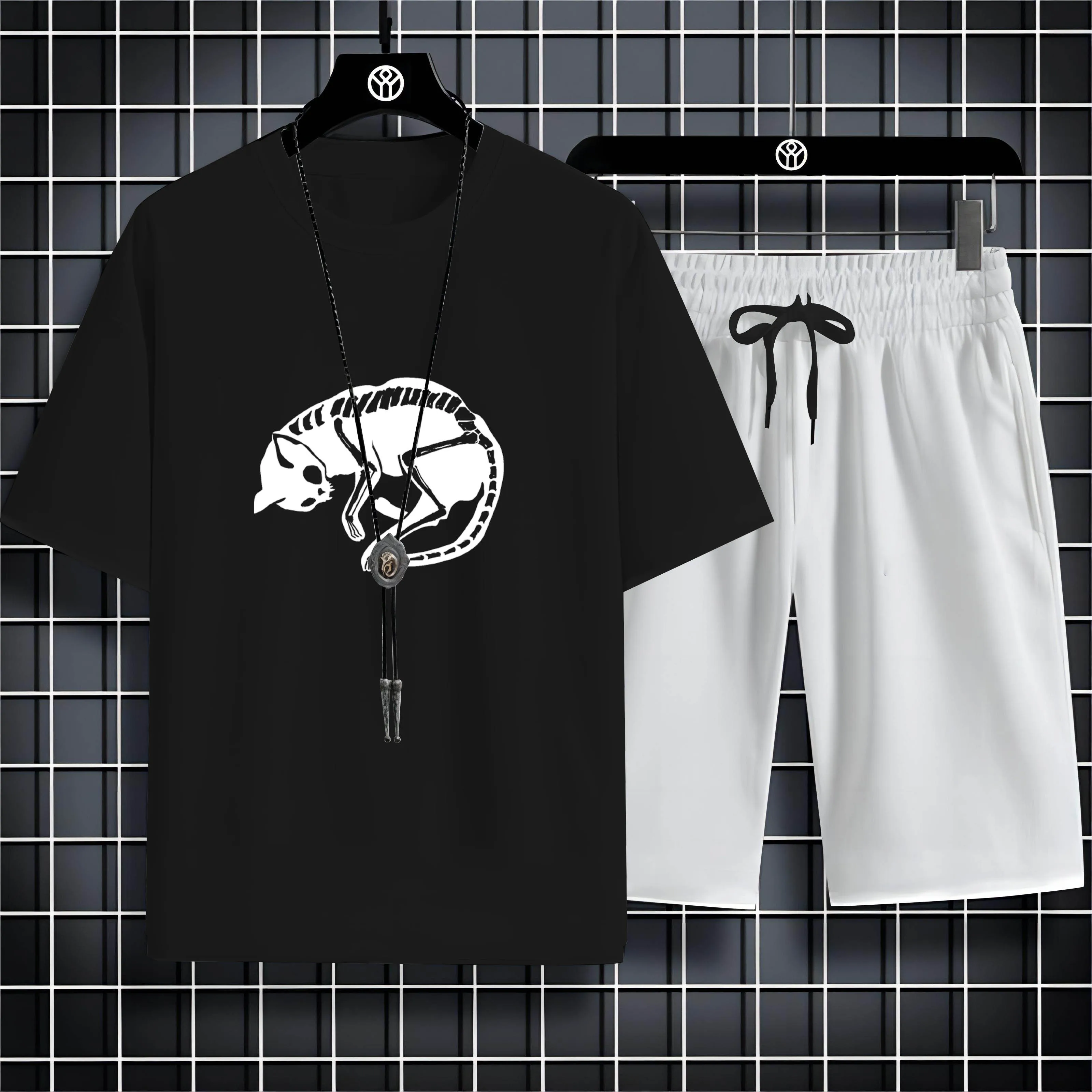 

Спортивная одежда с рисунком 2d котенка, модная женская дышащая повседневная простая Освежающая удобная летняя универсальная для взрослых мужчин