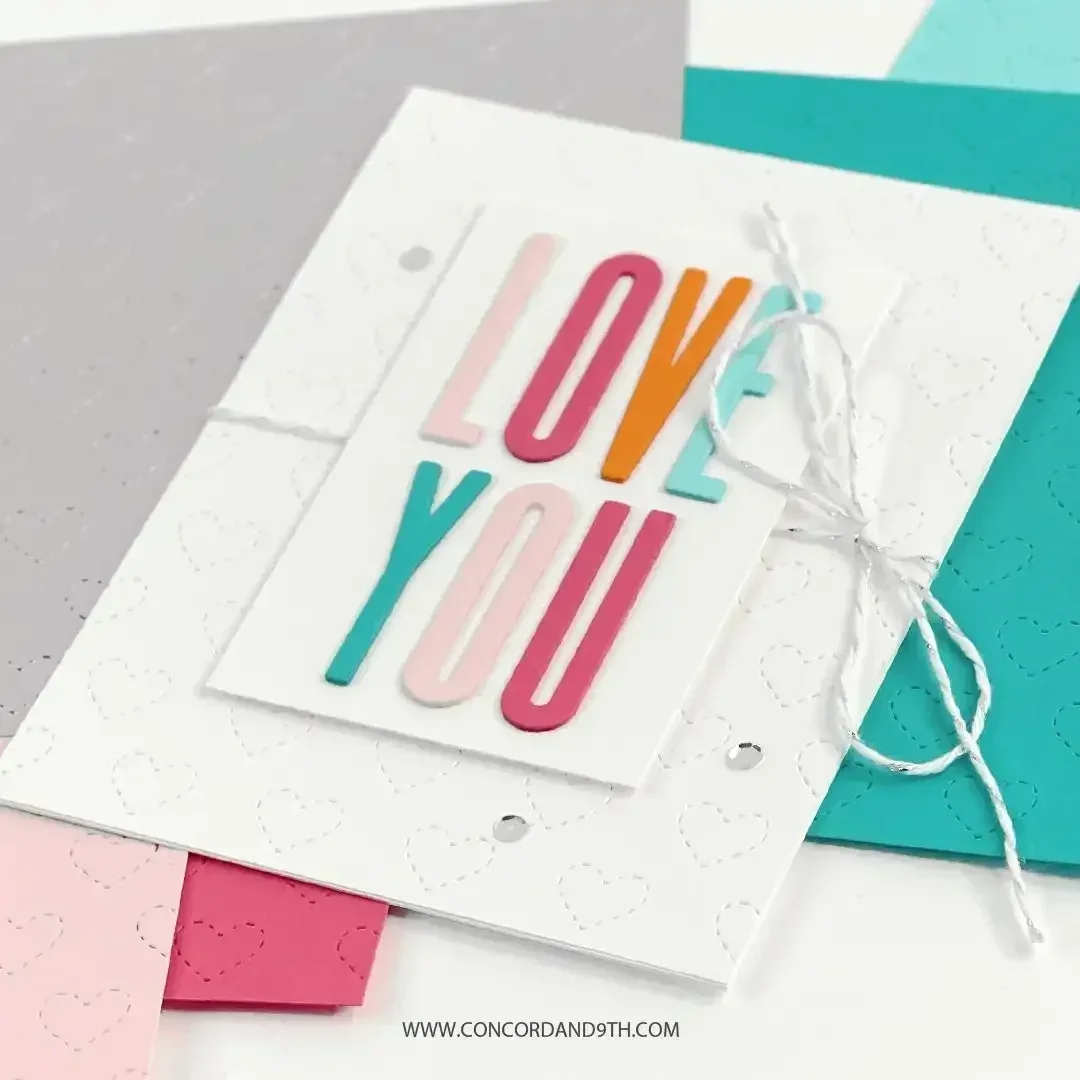 Металлические штампы для скрапбукинга VALENTINE'S DAY