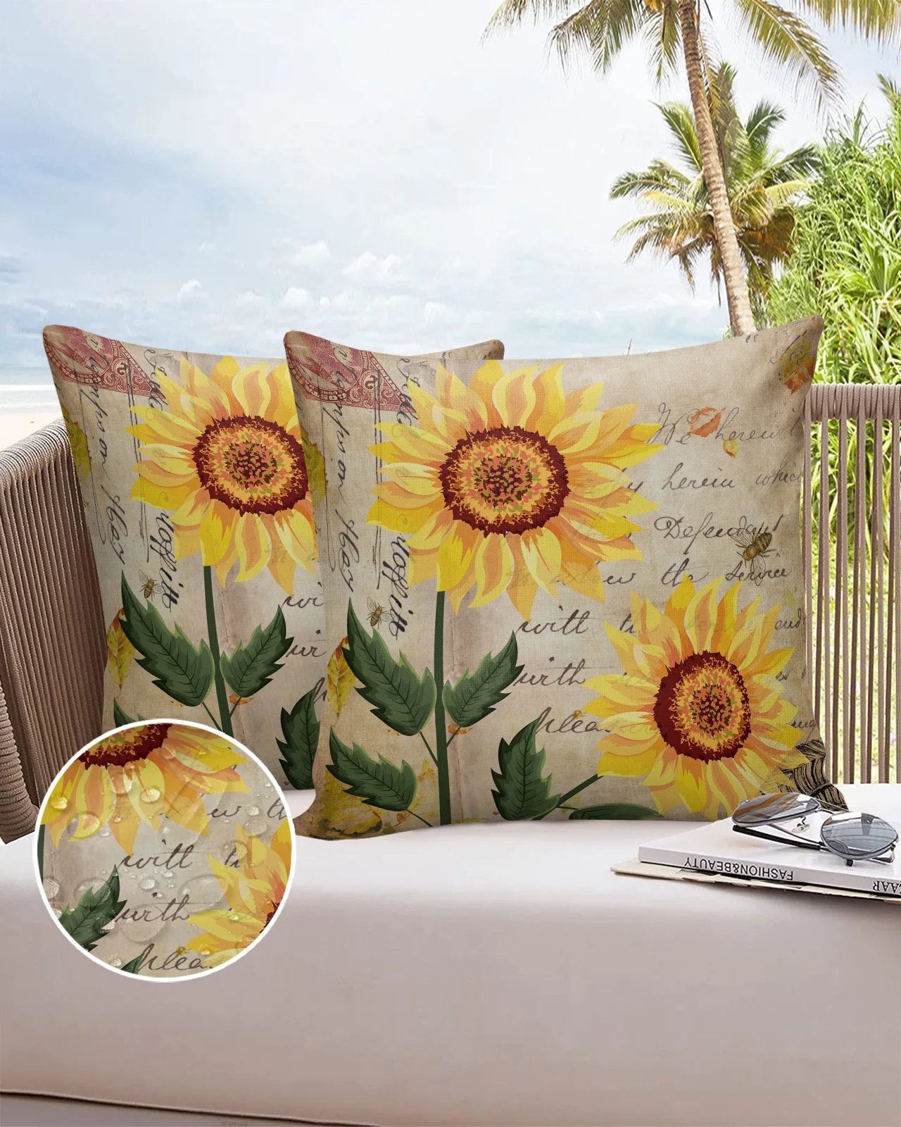 

2/4 шт., водонепроницаемые Декоративные Чехлы для диванных подушек