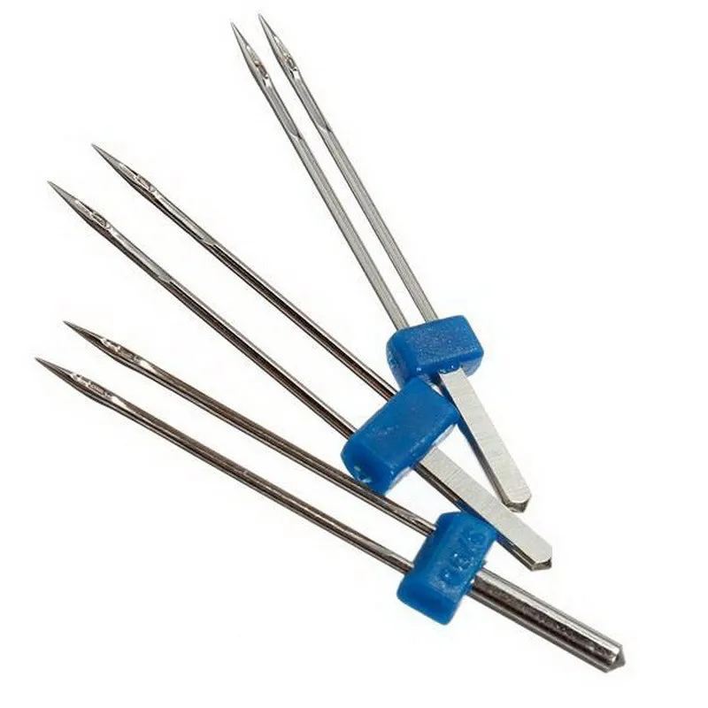 

3PCS Sewing Accessories Double Twin Needle Size 2.0/90, 3.0/90, 4.0/90 Sewing Machine Needles Pins Needlework Tools