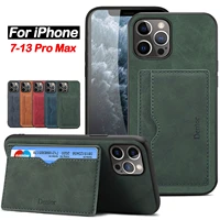 wallet phone case for iphone 13 12 mini 11 pro xs max xr x se 2020 8 7 6s 6 plus credit card pocket holder stand leather cover