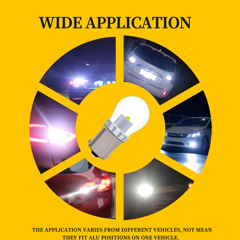 2PCS BA15S LED S8 SC 3W 300Lm Bayonet Single Contact Base DC/AC10-28V Outdoor Landscape RV Camper Marine Boat Trailer Lighting