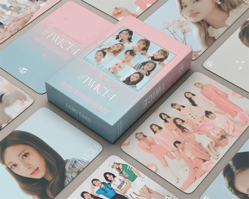 

55Pcs/Set Kpop Twice Postcard New Album Lomo Card Photo Print Cards Poster Picture Fans Gifts Collection Photocard Wholesale