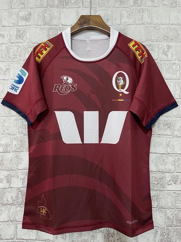 

2023 Queensland Reds Home регби рубашка Джерси size