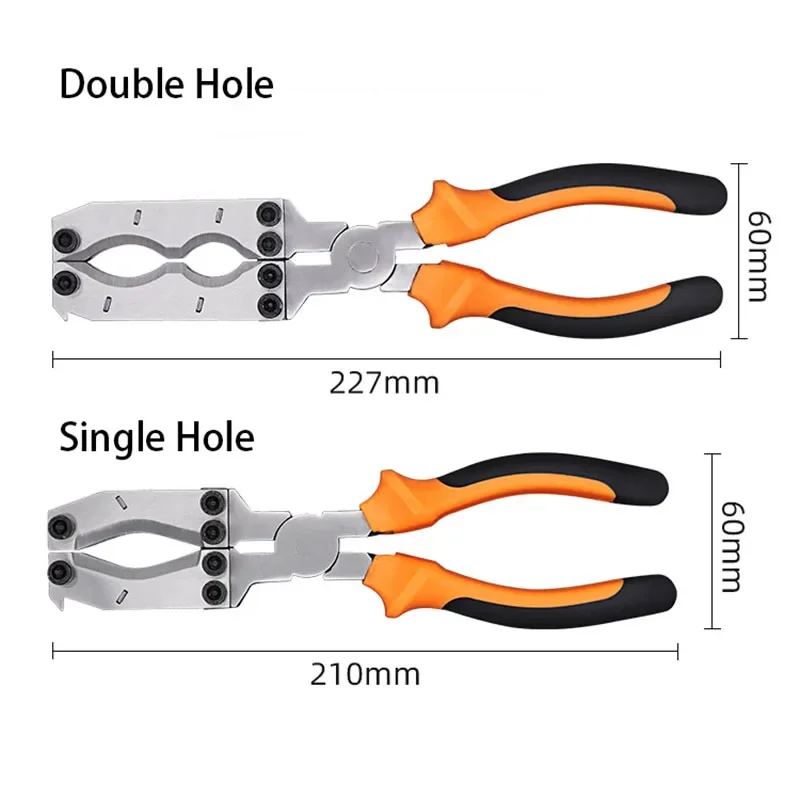 Doбели двойное отверстие нержавеющая сталь секатор PP ветка ТПР плоскогубцы для