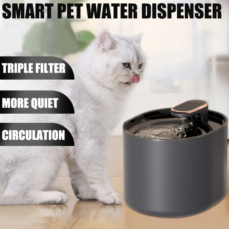 

Pet Drinker Cat Water Fountain Automatic Circulation Filtration Water Dispenser Mute Water Bowl Dog Drink Feede Pet Supplies
