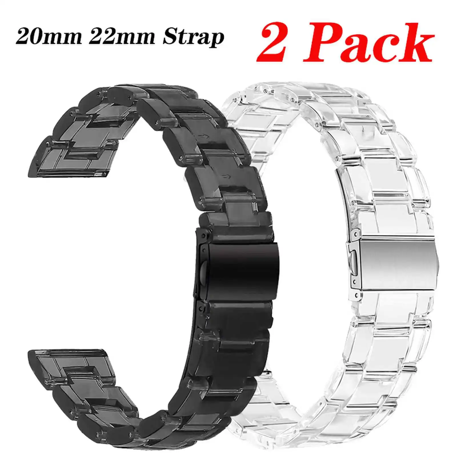 Прозрачный полимерный ремешок для Colmi C80 C61 C60 P30 цвет в ассортименте