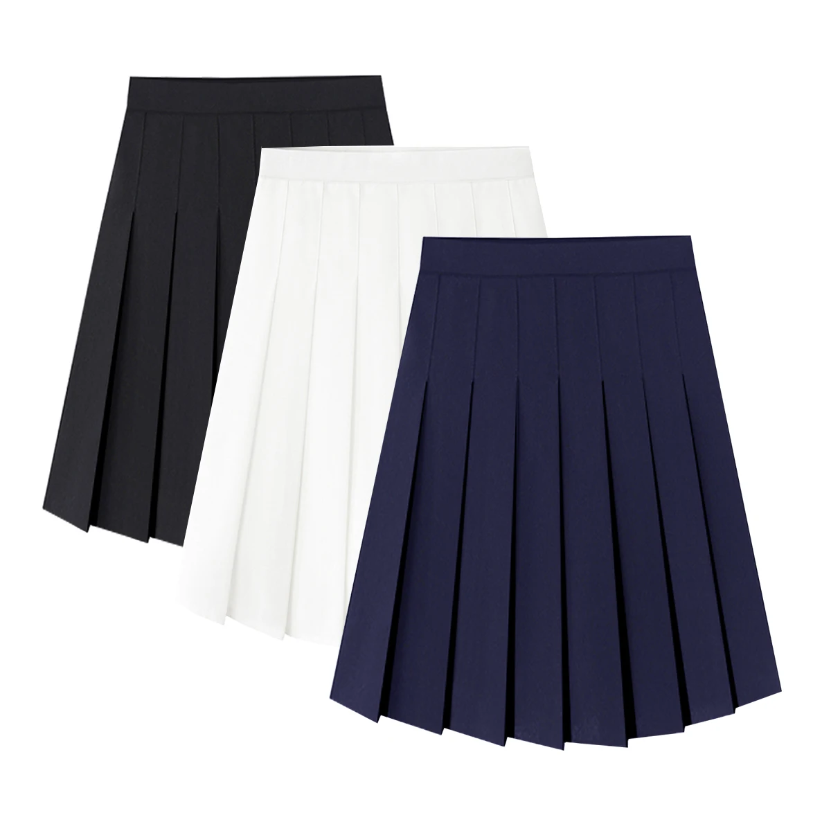 

Pleated skirt women extended spring tall waist and slim skirt skirt with garden wind and exposure-proof sports skirt