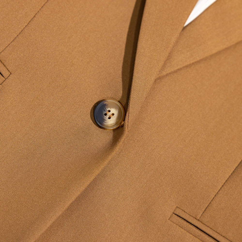 Korean Autumn Winter Women Coffee Gray Formal Blazer Office Ladies Female Long Sleeve Wide Loose Business Work Wear Jacket Coat