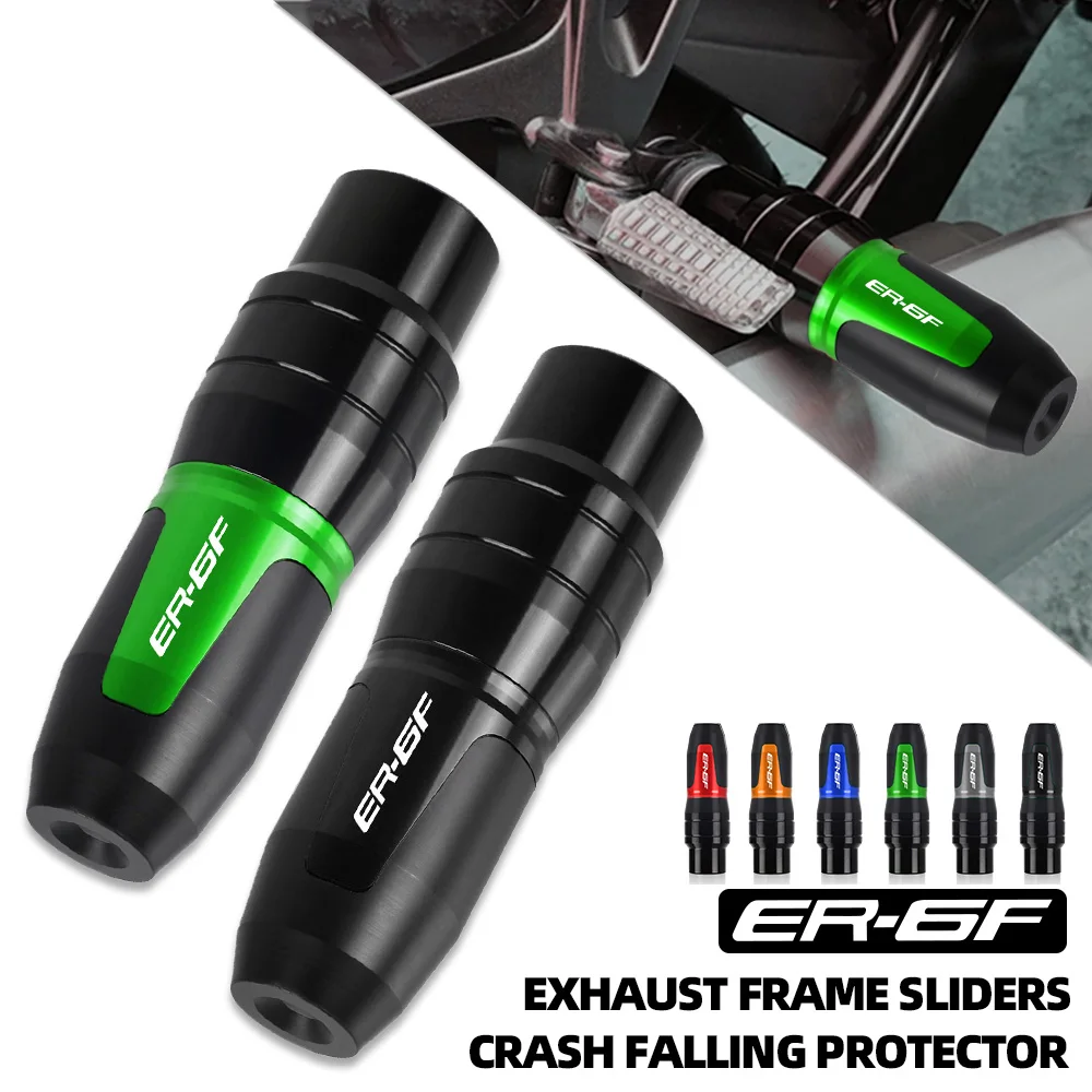 

Motorbike CNC Frame Crash Pads Engine Case Sliders Crash Pads Falling Protector FOR KAWASAKI ER6F 2009 2010 2011 2012 2013-2021
