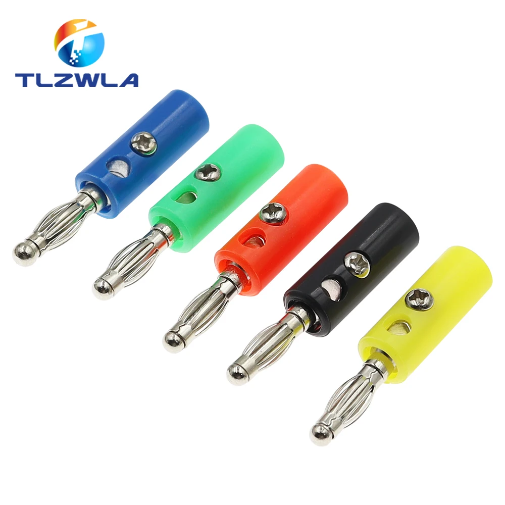 

5 шт., серебристые разъемы 4 мм