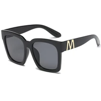 brand design fashion retro square letter m sunglasses for men women classic trend unisex car driving beach travel glasses shades