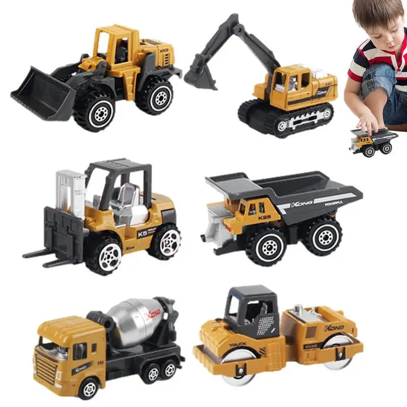 

Строительные автомобили, игрушки для детей, Инженерная модель автомобиля из сплава, игрушки, грузовики из сплава, мини-автомобиль, игрушка для школы, детского сада, парка, дома