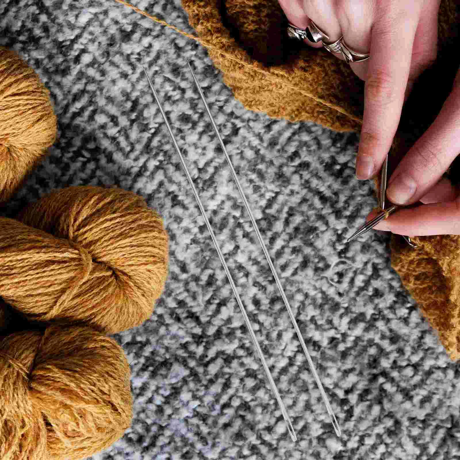 

20PCS Sewing Yarn Knitting Needle Set Knitting Needle Hand Yarn Needle for Cross Stitching Yarn Needle Set