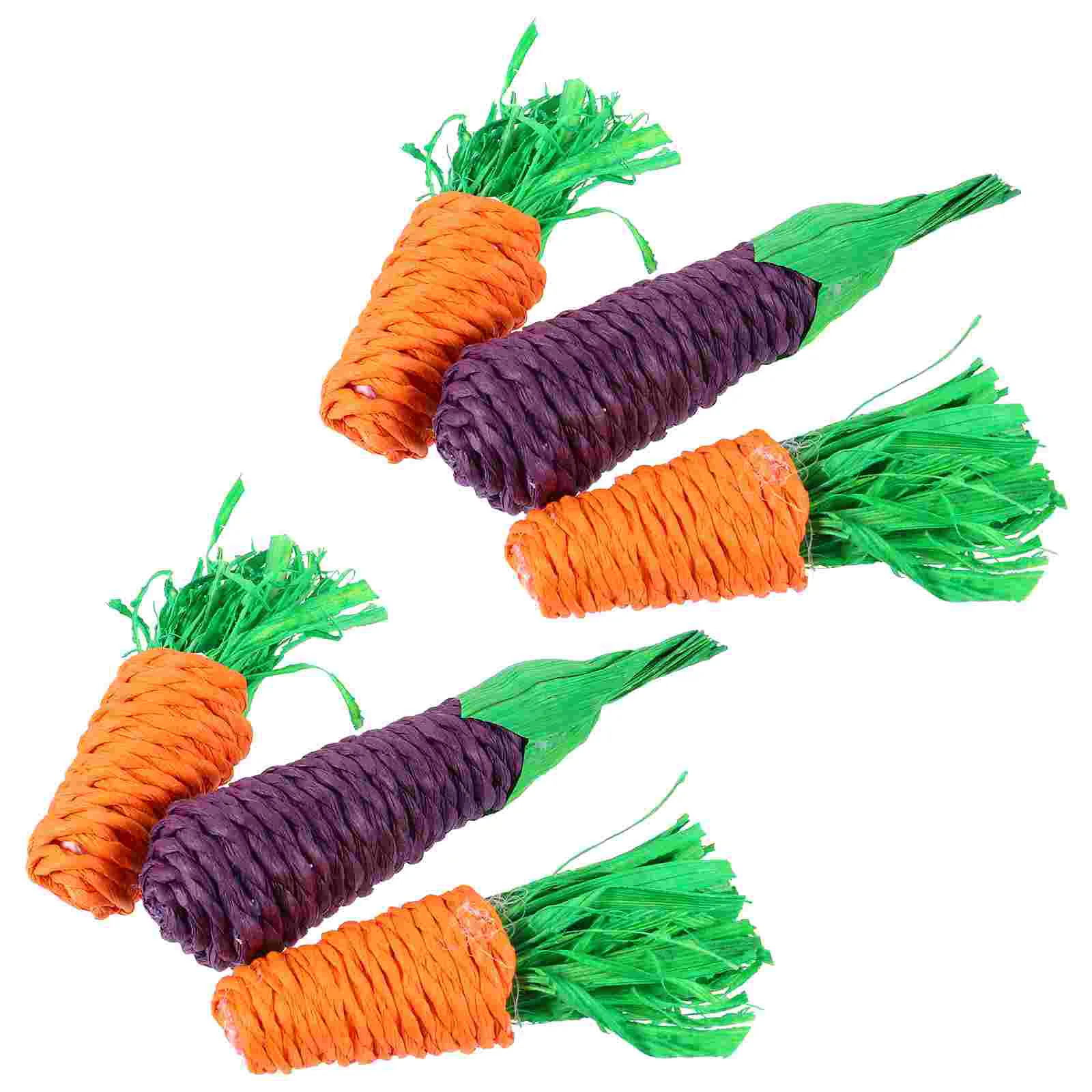 

6 шт., веревка для зубов домашних животных в форме моркови