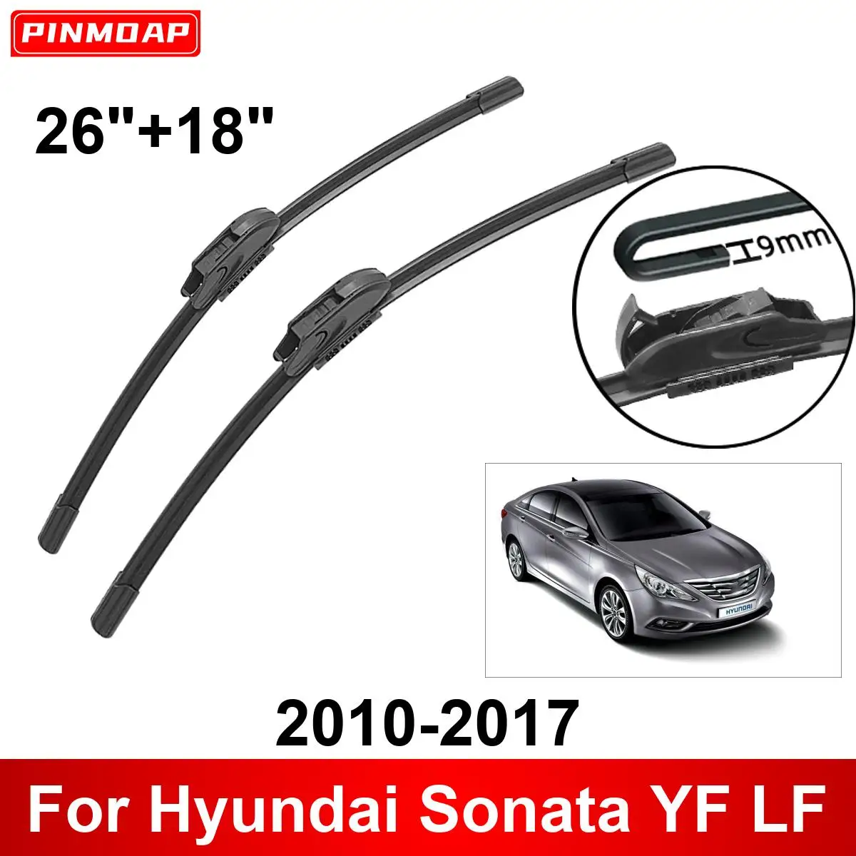 Автомобильный дворник для Hyundai Sonata YF LF 2010-2017 26 &quot+ 18&quot передние и задние щетки